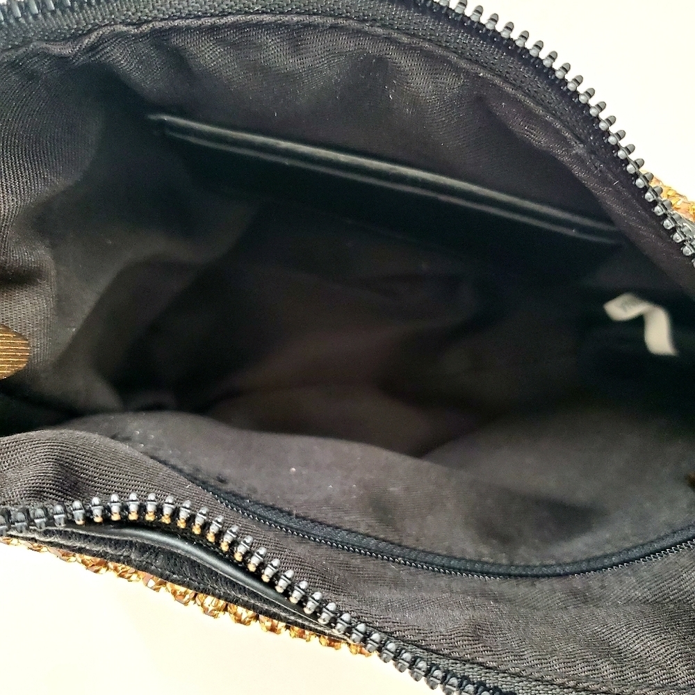 Caleesa Gold Rhinestones Bling Crossbody Bag - Picture 10 of 11